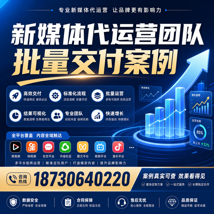 大理代运营公司多客户账号批量高效交付案例