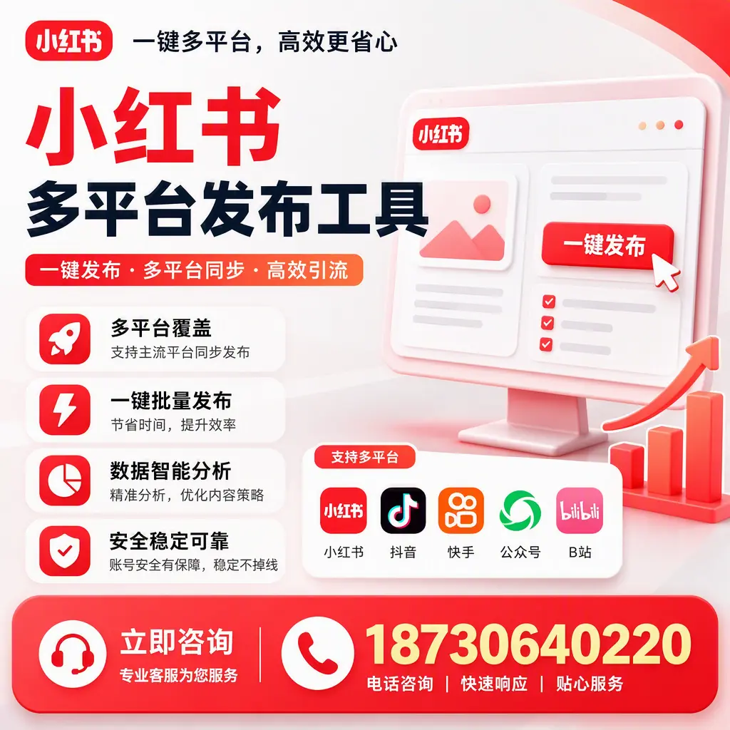 小红书多平台发布工具在 大理 的应用与优势解析